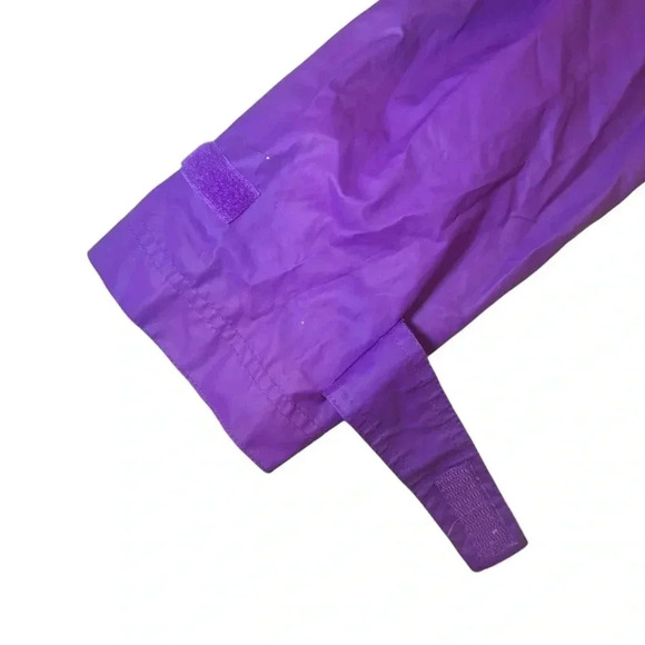 JMU Vintage Purple Full Zip Rain Jacket James Madison University Football Coat - Picture 9 of 15